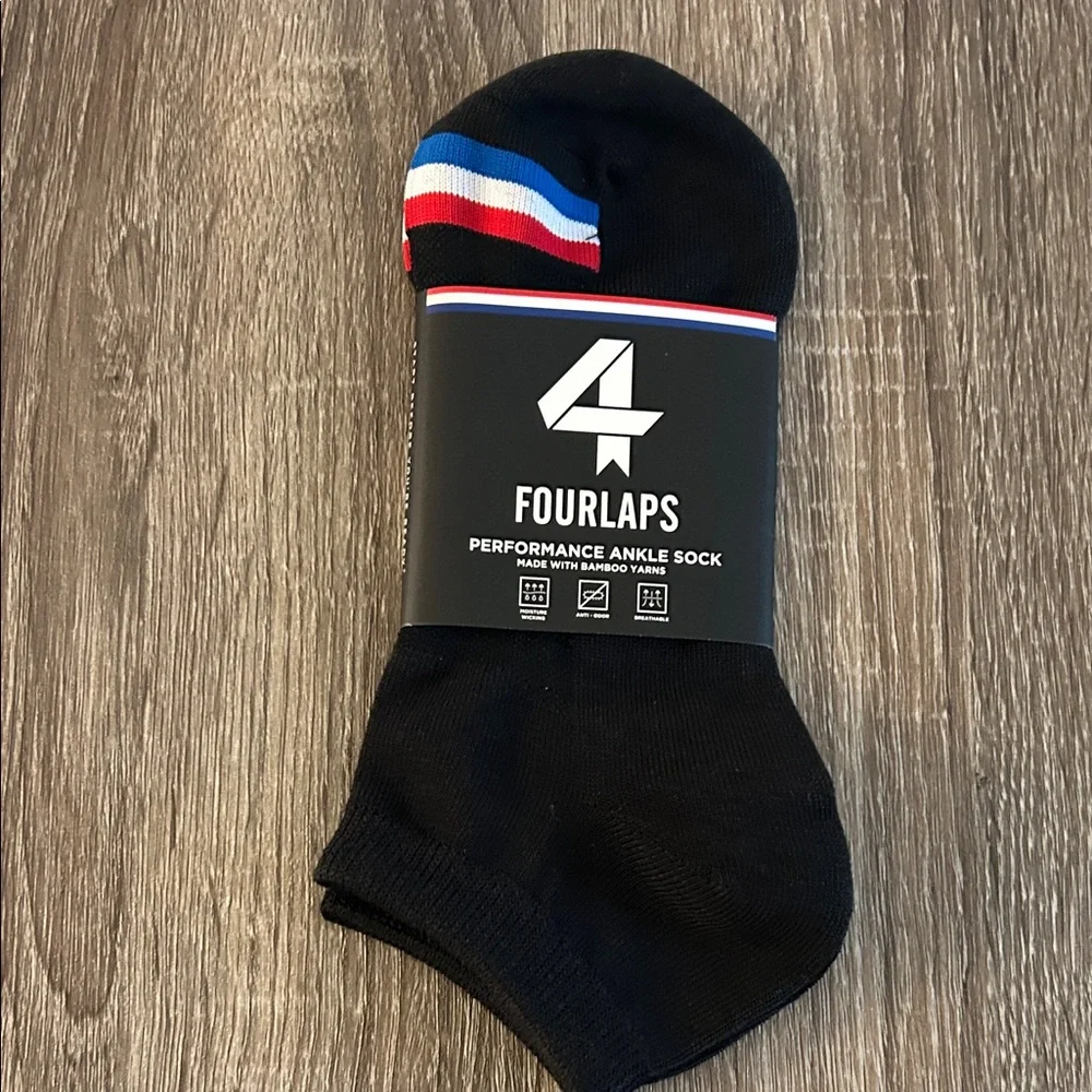 Performance Ankle Socks - Black, White, and Grey - Picture 5 of 8